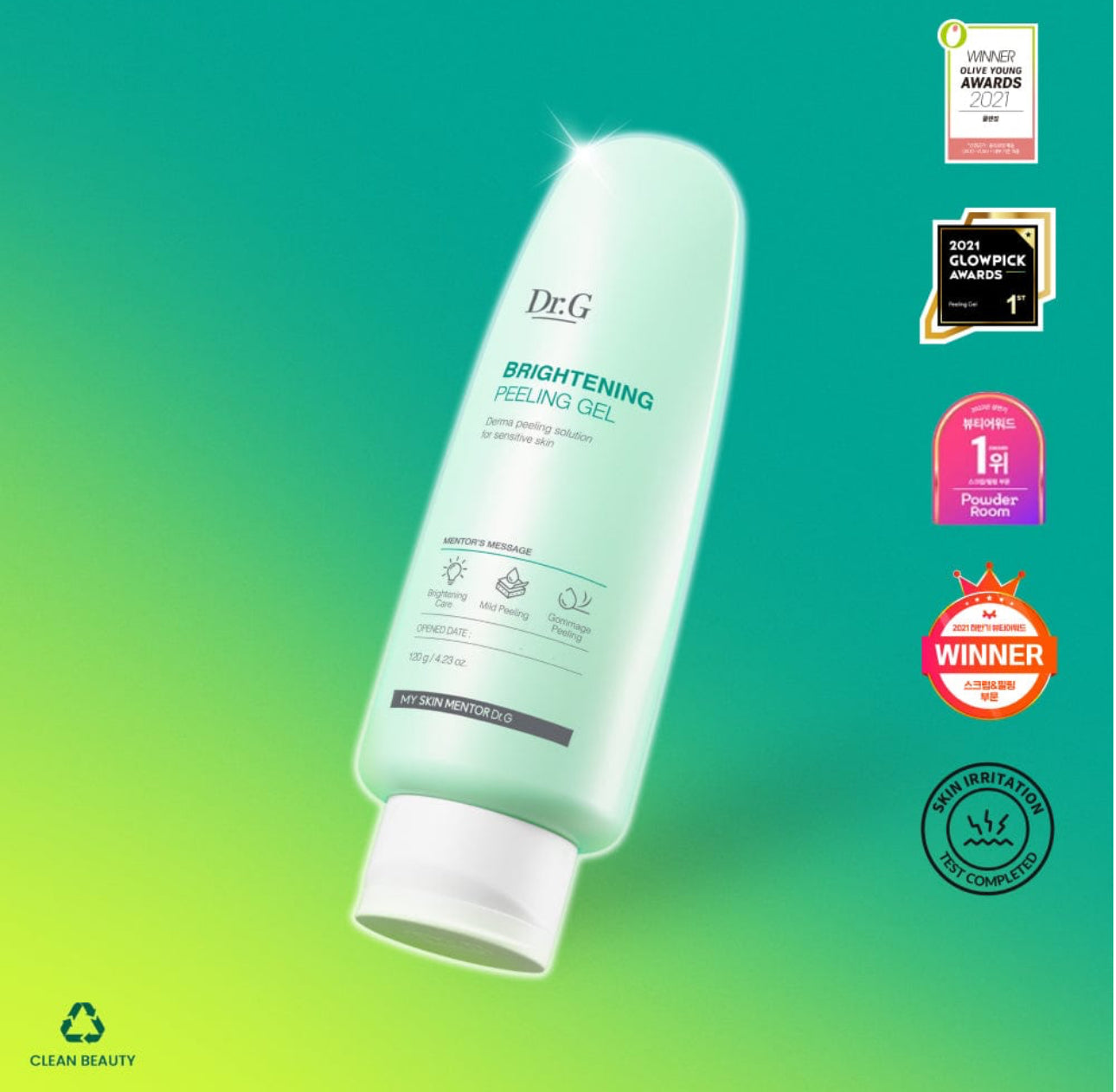 Gel peeling éclaircissant Dr.G 120 g