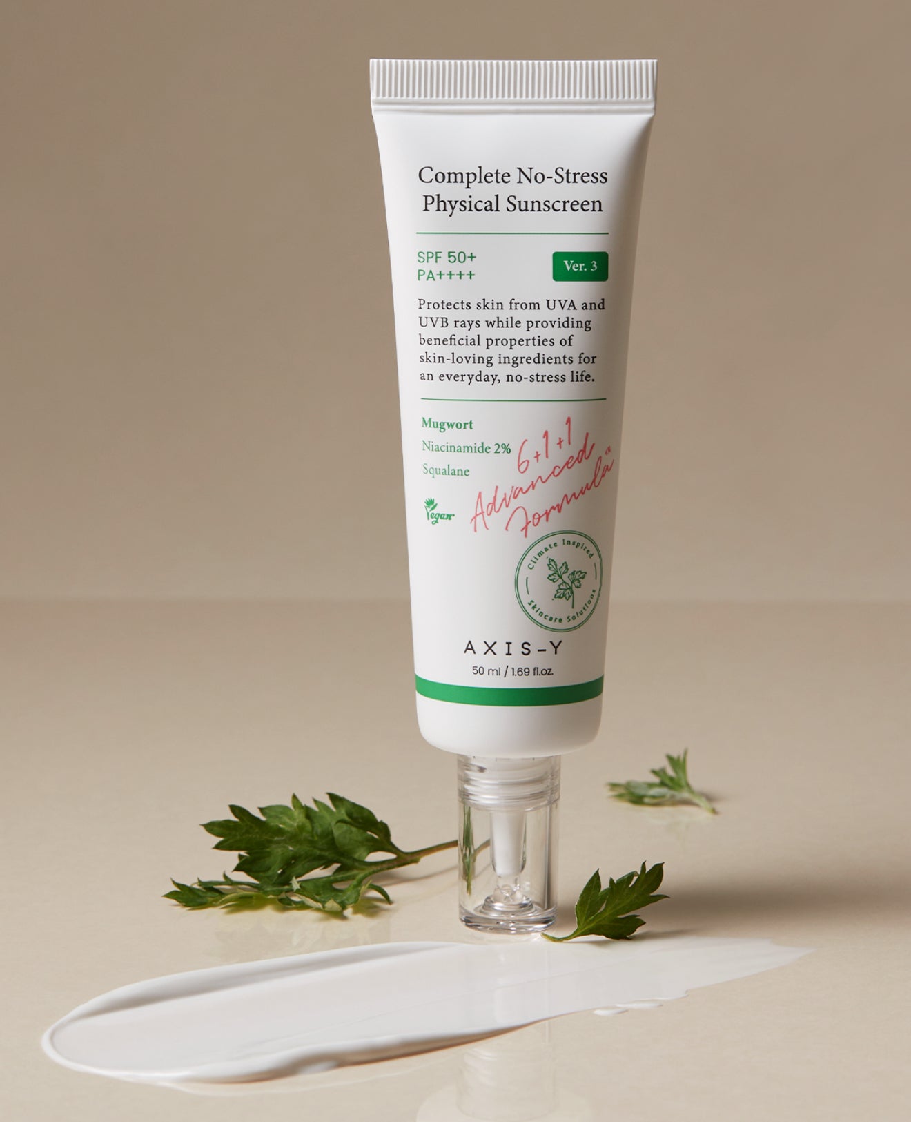 AXIS-Y Complete No Stress Crème Solaire Physique 50 ml