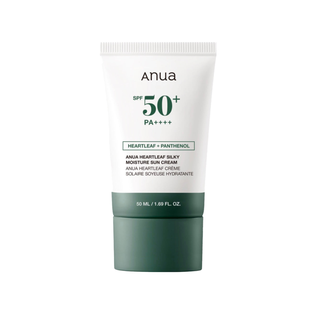 Crème solaire hydratante soyeuse ANUA Heartleaf 50 ml