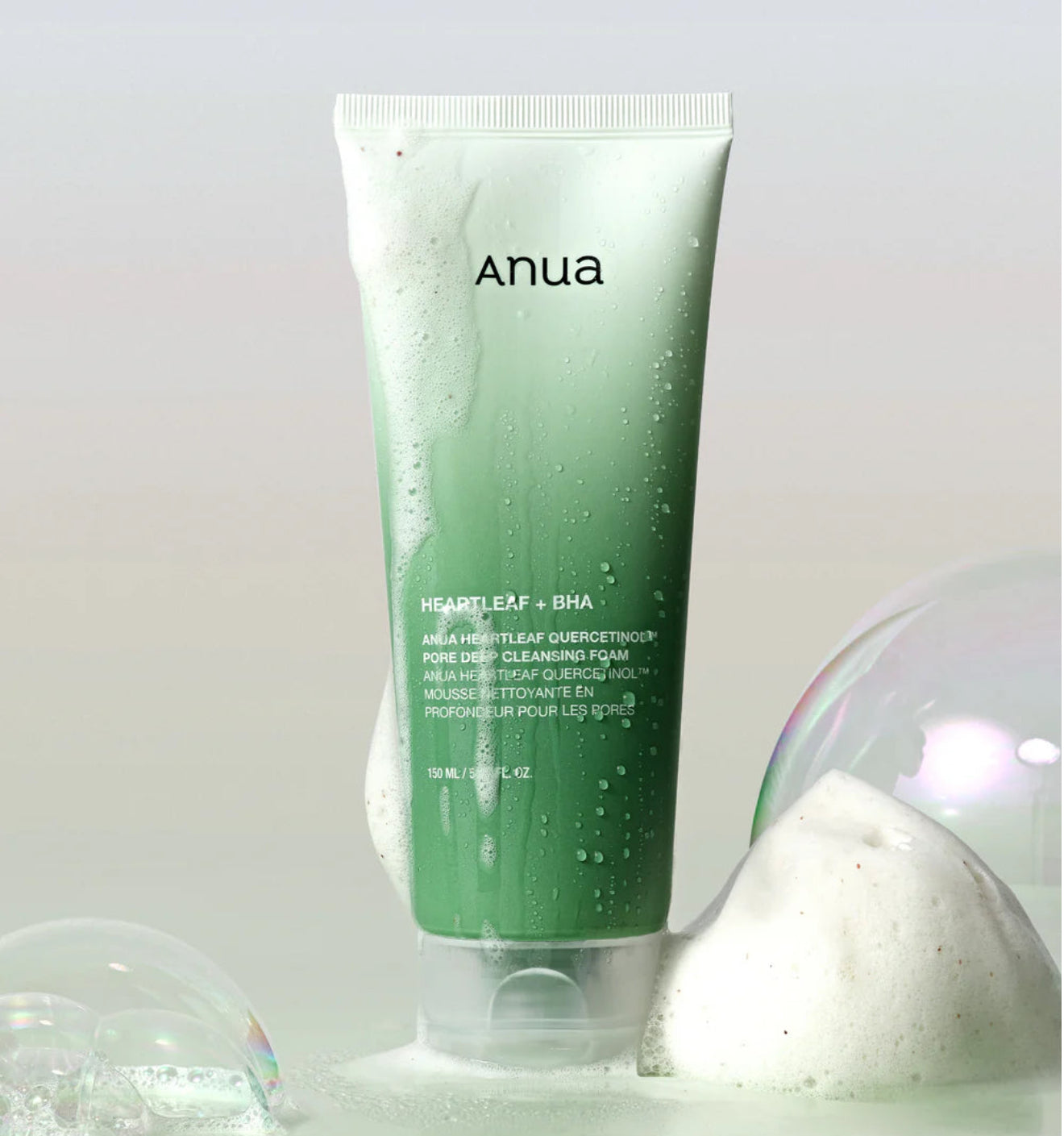 ANUA Heartleaf + BHA Quercetinol Pore Deep Cleansing Foam 150ml