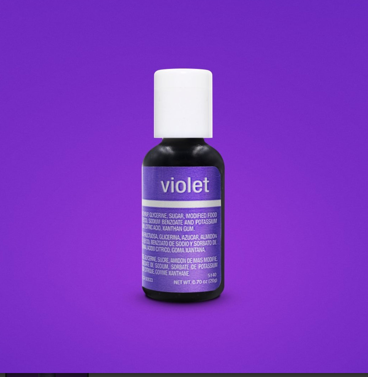 Chefmaster Liqua-Gel Colorant Violet 20 ml