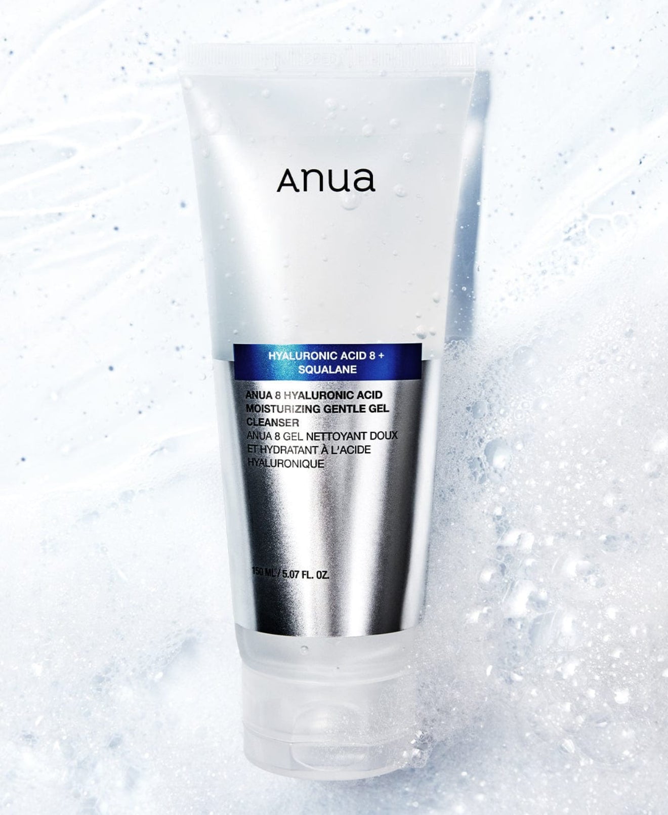 Nettoyant doux ANUA Acide Hyaluronique 8 + Squalane 150 ml