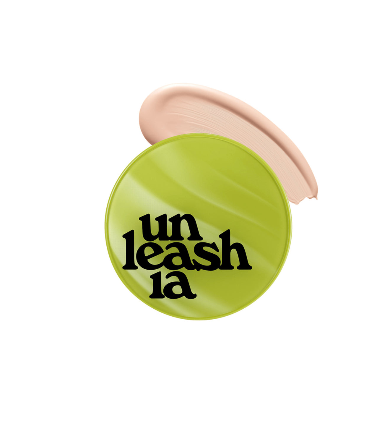 UNLEASHIA Satin Wear Healthy Green Cushion 27W Peach