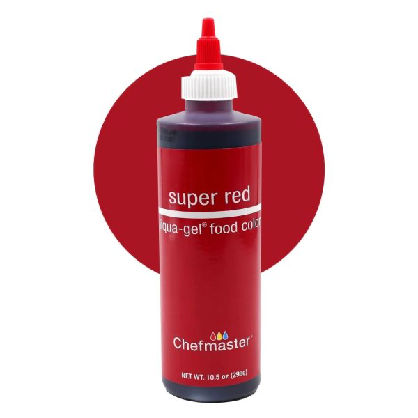 Chefmaster Gel Color Super Rouge 298 g