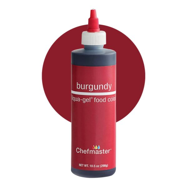 Gel colorant bordeaux Chefmaster 298 g