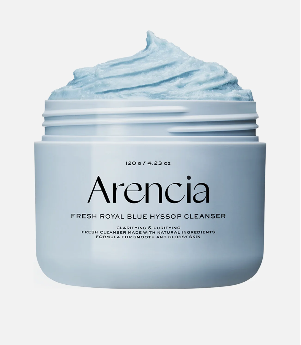 Arencia Fresh Blue Hyssop Rice Mochi Cleanser
