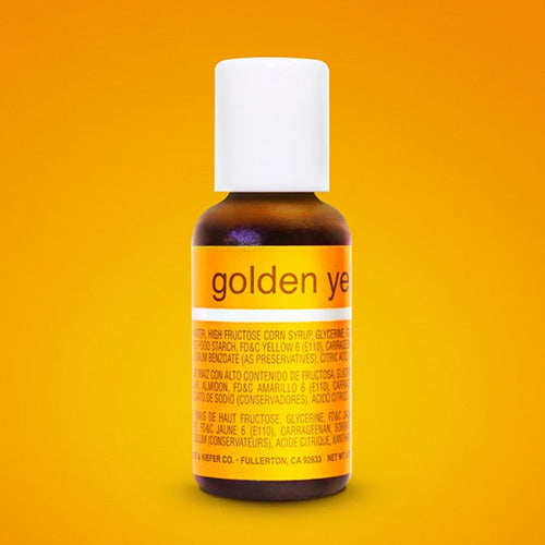 Chefmaster Liqua-Gel Color – Jaune doré 20 ml