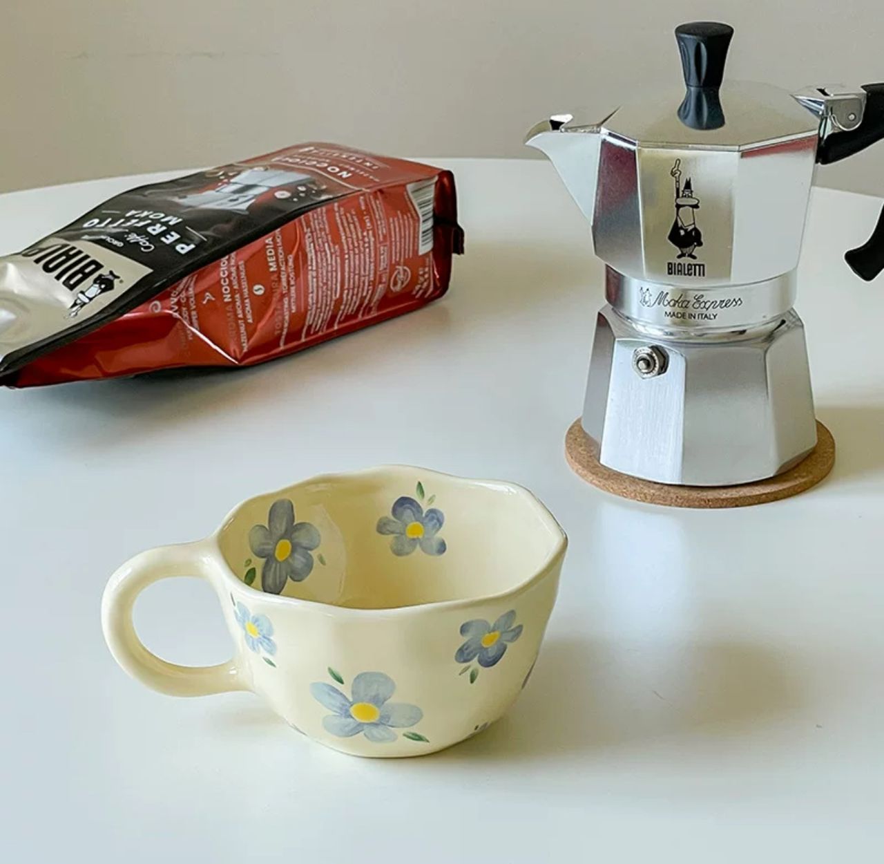 Mug Fleurs Bleues