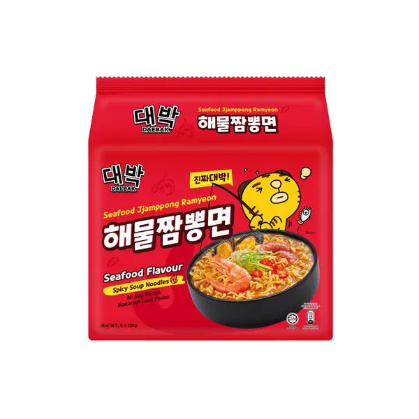 Daebak Korean Flavor Seafood Jjamppong Ramyeon