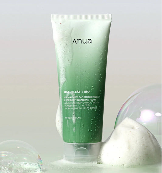 ANUA Heartleaf + BHA Quercetinol Pore Deep Cleansing Foam 150ml