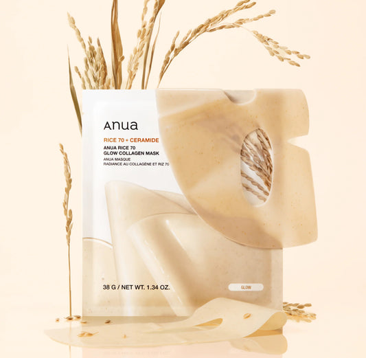 MASQUE COLLAGÈNE ÉCLAT ANUA RICE 70