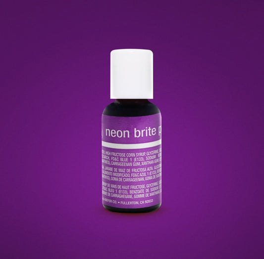 Chefmaster Liqua-Gel Color Neon Brite Purple 20ml