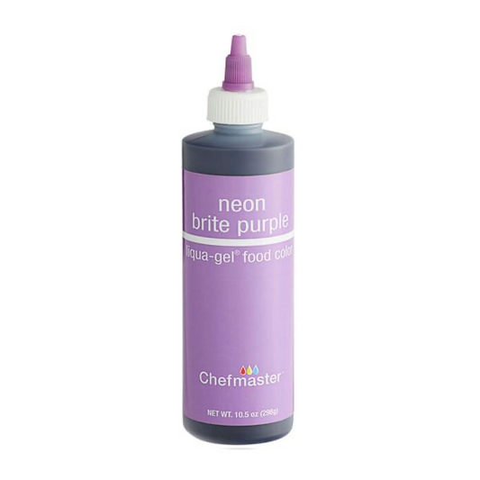 Chefmaster Gel Color Neon Brite Purple 298g