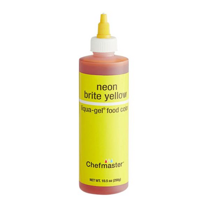 Chefmaster Gel Color Neon Brite Yellow 298g