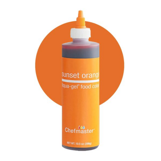 Chefmaster Gel Colorant Orange Coucher de Soleil 298 g