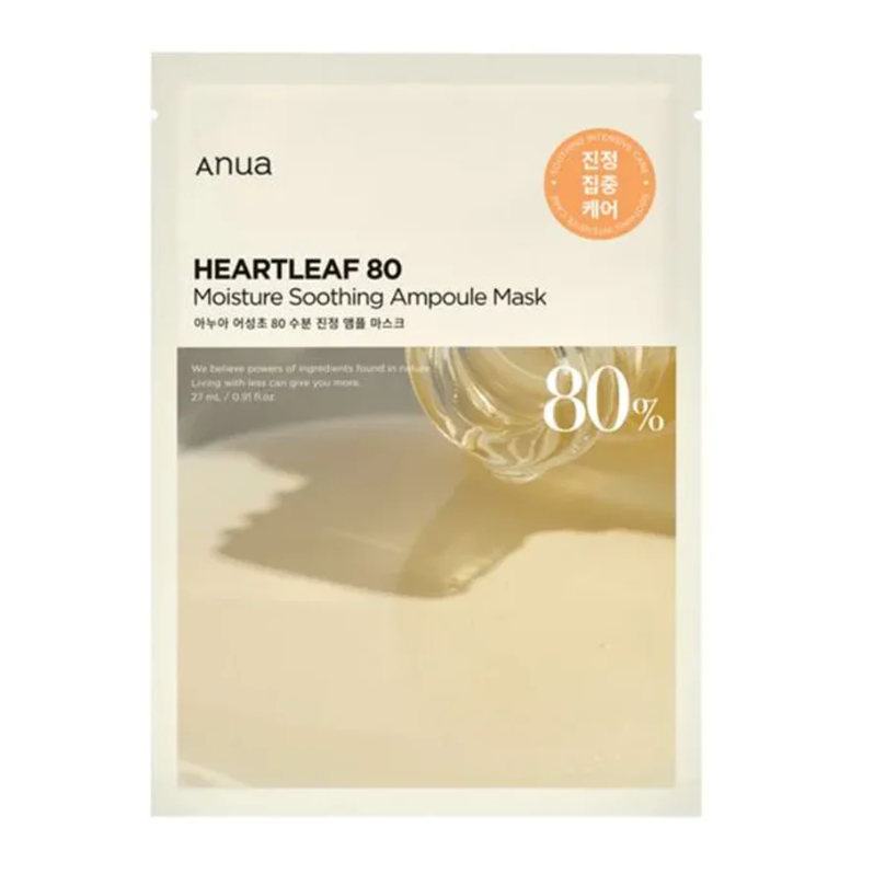 Anua Heartleaf 80% Moisture Soothing Ampoule Mask