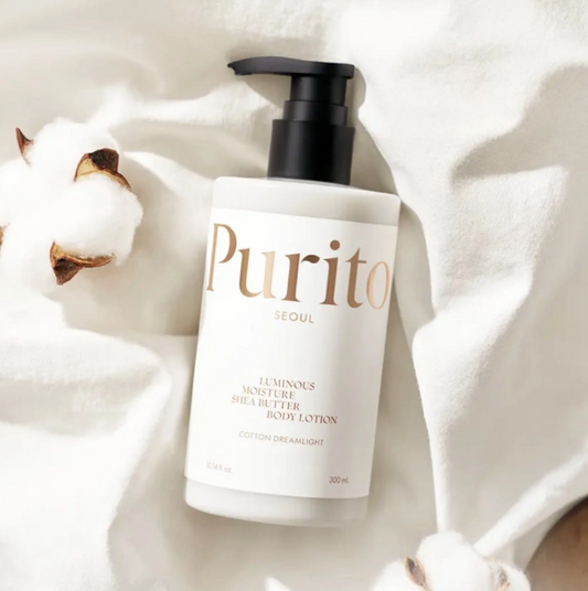 Purito Luminous Moisture Shea Butter Body Lotion (Cotton Dreamlight) 300mL