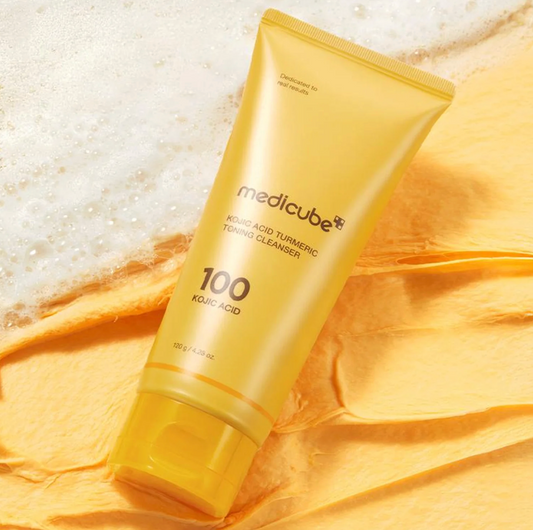 MEDICUBE Kojic Acid Turmeric Toning Cleanser 120g