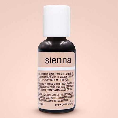 Chefmaster Liqua-Gel Color Sienna 20ml